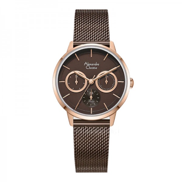 Alexandre Christie AC 2682 Rosegold Brown BFBROBO